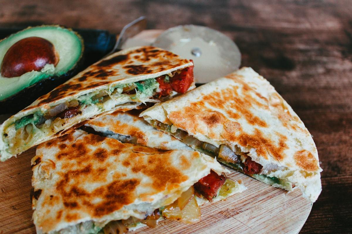 Cheese and Chicken Quesadilla